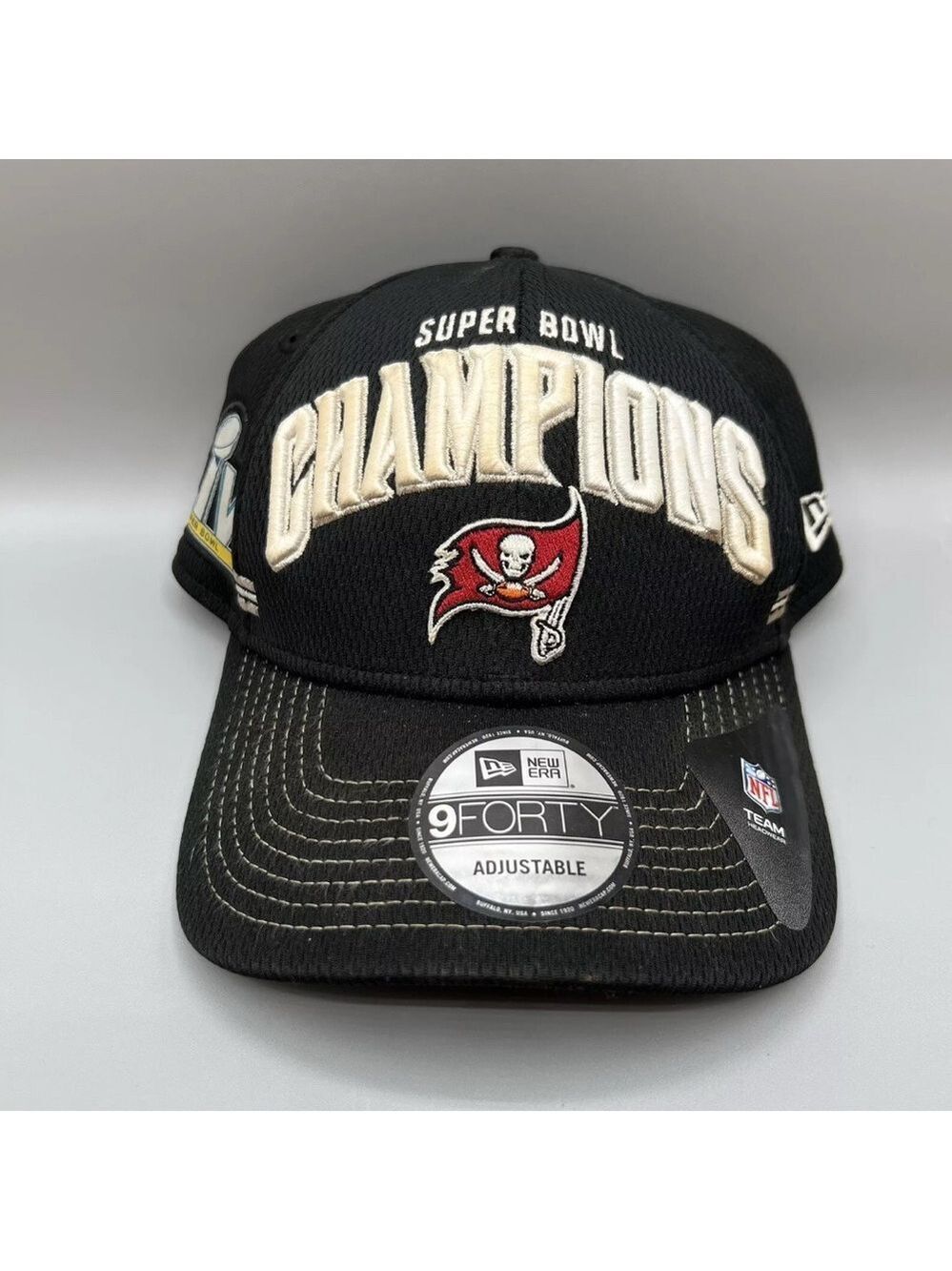 Tampa Bay Buccaneers New Era 9FORTY 2021 LIV Super Bowl Champ Snapback Hat Cap
